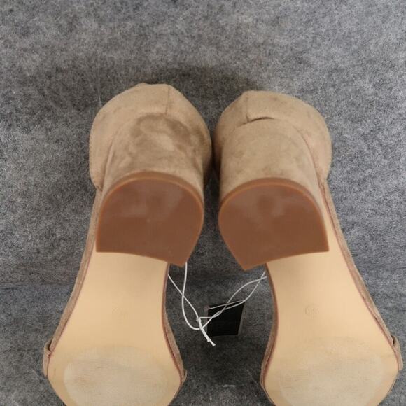 Charles Albert Shoes Womens 10 Pump Sandals Block Heel Ankle Strap Fashion Wide - Picture 14 of 15